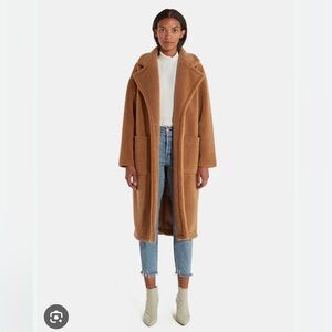 Billie The Label | Faux Shearling Teddy Coat | Tan